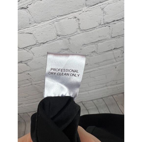 YOANA BARASCHI black bodycon sleeveless knit lined stretch sheath dress XS - Picture 10 of 10